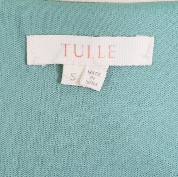 Green Floral Maxi Dress by Tulle - Size Small - Picture 3 of 8